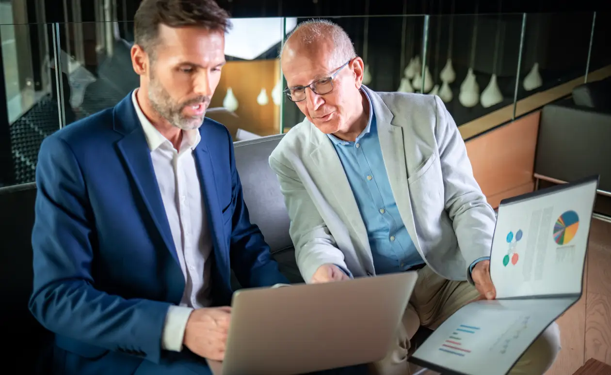 business people with laptop in modern office build 2026 01 05 23 12 39 utc
